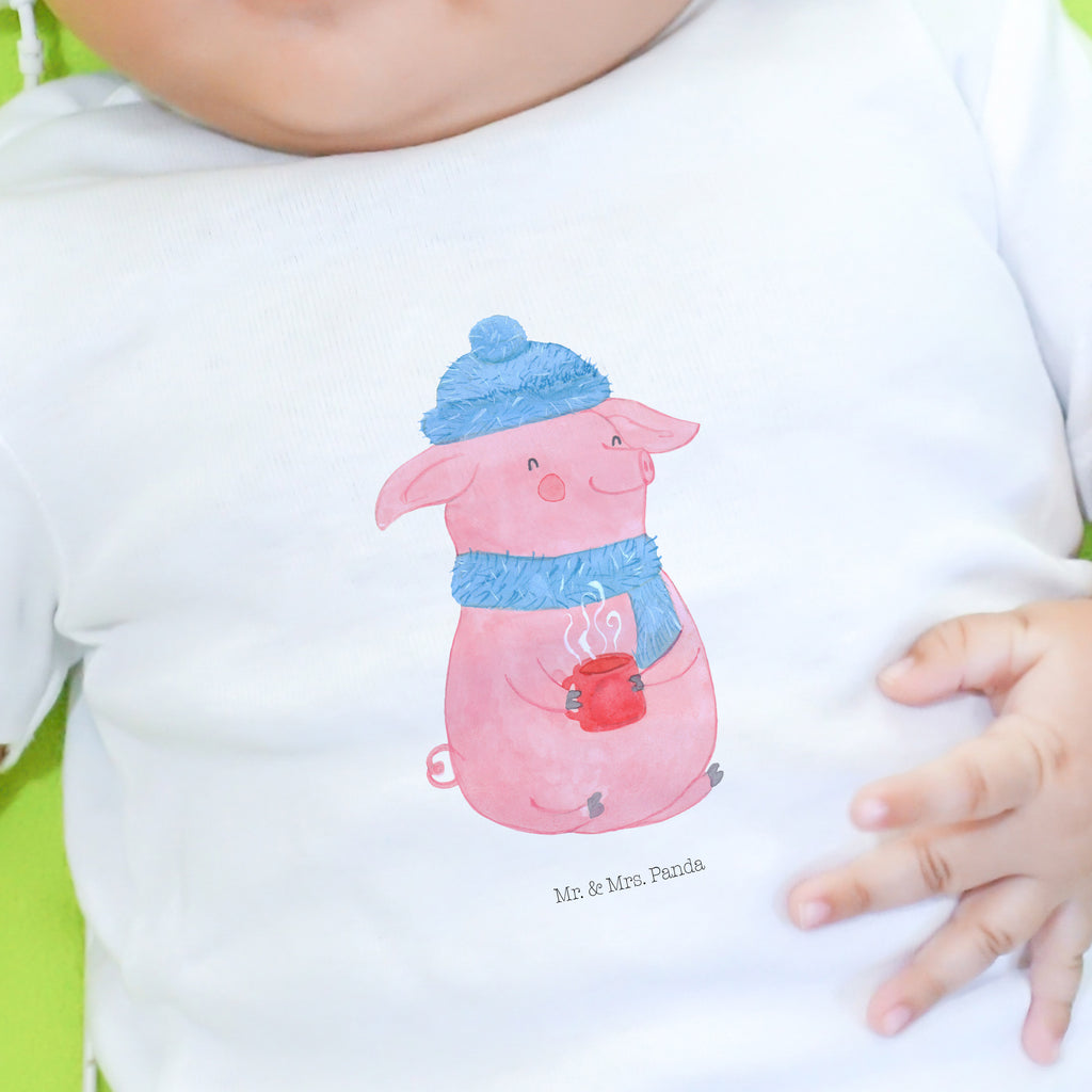 Organic Baby Shirt Lallelndes Glühschwein Baby T-Shirt, Jungen Baby T-Shirt, Mädchen Baby T-Shirt, Shirt, Winter, Weihnachten, Weihnachtsdeko, Nikolaus, Advent, Heiligabend, Wintermotiv, Glühwein, Betrunken, Weihnachtsmarkt, Spruch