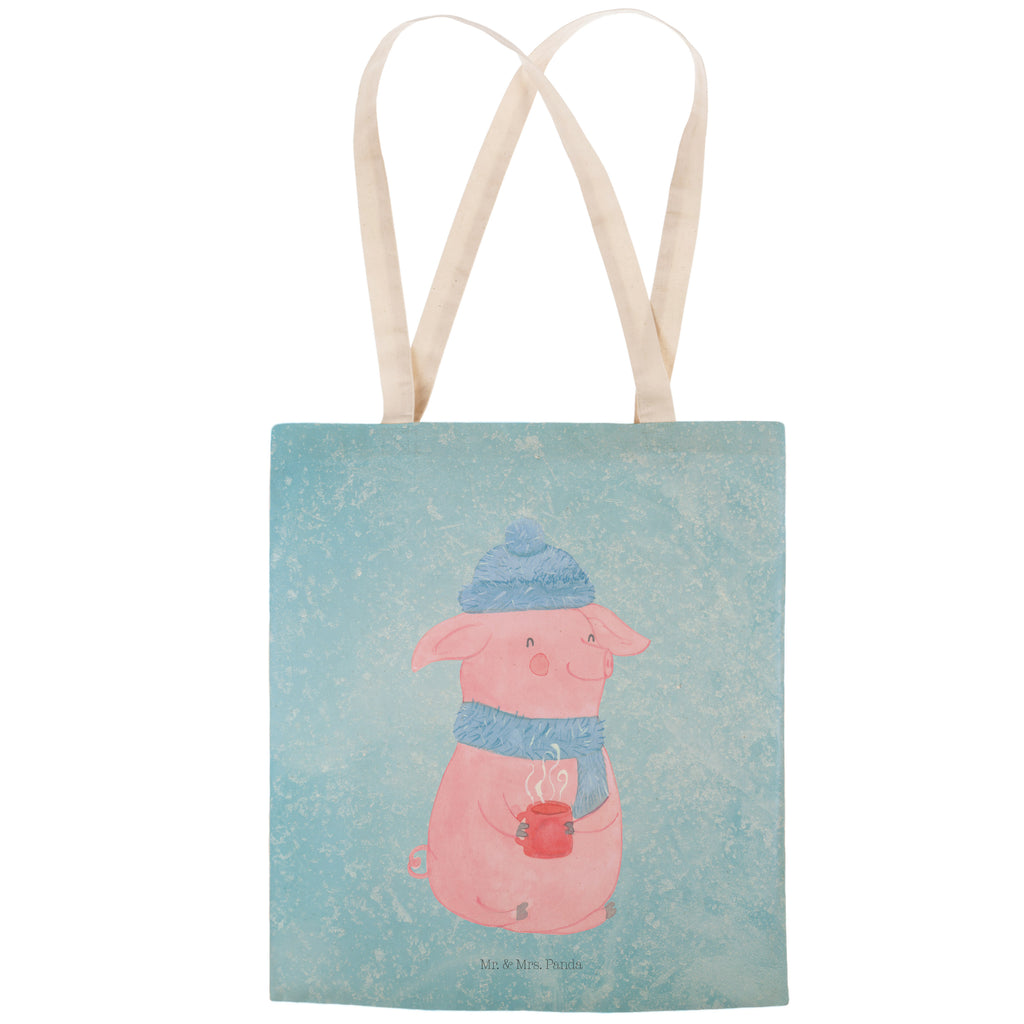 Einkaufstasche Lallelndes Glühschwein Tragetasche, Tasche, Beutel, Stofftasche, Baumwolltasche, Umhängetasche, Shopper, Winter, Weihnachten, Weihnachtsdeko, Nikolaus, Advent, Heiligabend, Wintermotiv, Glühwein, Betrunken, Weihnachtsmarkt, Spruch