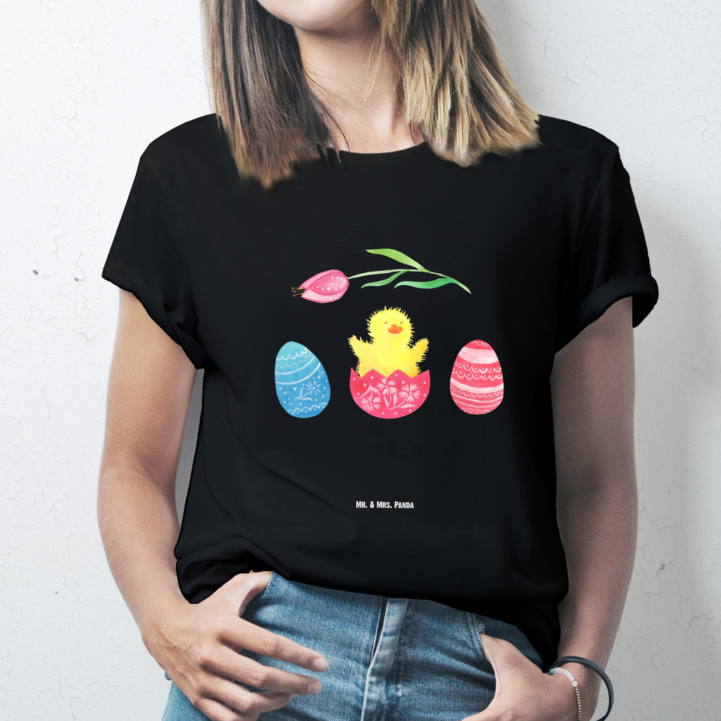 Größe L T-Shirt Küken geschlüpft T-Shirt, Shirt, Tshirt, Lustiges T-Shirt, T-Shirt mit Spruch, Party, Junggesellenabschied, Jubiläum, Geburstag, Herrn, Damen, Männer, Frauen, Schlafshirt, Nachthemd, Sprüche, Ostern, Osterhase, Ostergeschenke, Osternest, Osterdeko, Geschenk zu Ostern, Küken, Osterei, Ostereier, Ei, Frühlingsgefühle, Freude, Grüße, liebe Grüße, Frohe Ostern, Ostergrüße