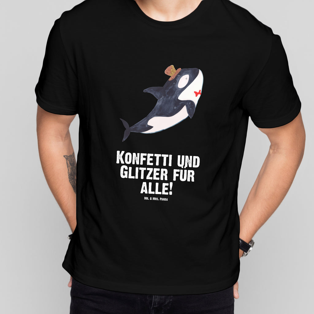 Größe XXL T-Shirt Orca Zylinder T-Shirt, Shirt, Tshirt, Lustiges T-Shirt, T-Shirt mit Spruch, Party, Junggesellenabschied, Jubiläum, Geburstag, Herrn, Damen, Männer, Frauen, Schlafshirt, Nachthemd, Sprüche, Meerestiere, Meer, Urlaub, Narwal, Glitter, Konfetti, Glitzer, Geburtstag, Feier, Fete, Fest, Glückwunsch, Orca