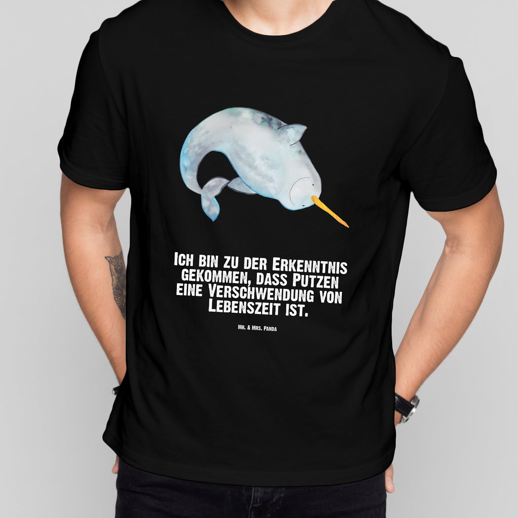 Größe XXL T-Shirt Narwal T-Shirt, Shirt, Tshirt, Lustiges T-Shirt, T-Shirt mit Spruch, Party, Junggesellenabschied, Jubiläum, Geburstag, Herrn, Damen, Männer, Frauen, Schlafshirt, Nachthemd, Sprüche, Meerestiere, Meer, Urlaub, Narwal, Wal, Putzen, Hausfrau, Junggesellin, aufräumen, Kinderzimmer