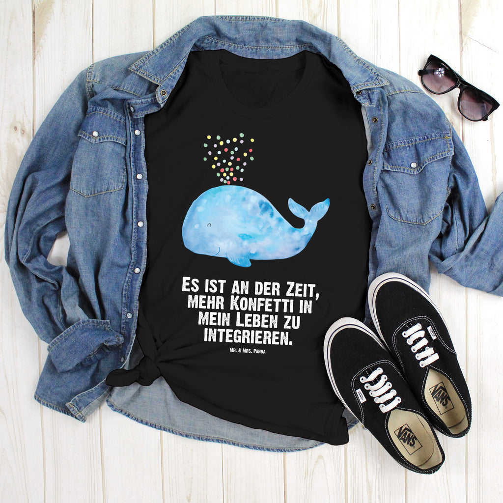 Größe S T-Shirt Wal Konfetti T-Shirt, Shirt, Tshirt, Lustiges T-Shirt, T-Shirt mit Spruch, Party, Junggesellenabschied, Jubiläum, Geburstag, Herrn, Damen, Männer, Frauen, Schlafshirt, Nachthemd, Sprüche, Meerestiere, Meer, Urlaub, Wal, Konfetti, Wale, Motivation, Neuanfang, Trennung, Diät, Abnehmen, Neustart, Lebensabschnitt, Geburtstag