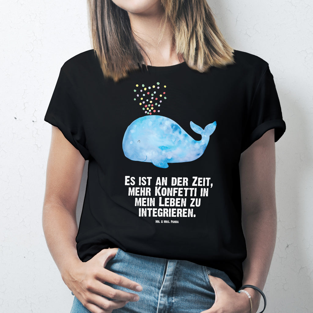 Größe S T-Shirt Wal Konfetti T-Shirt, Shirt, Tshirt, Lustiges T-Shirt, T-Shirt mit Spruch, Party, Junggesellenabschied, Jubiläum, Geburstag, Herrn, Damen, Männer, Frauen, Schlafshirt, Nachthemd, Sprüche, Meerestiere, Meer, Urlaub, Wal, Konfetti, Wale, Motivation, Neuanfang, Trennung, Diät, Abnehmen, Neustart, Lebensabschnitt, Geburtstag