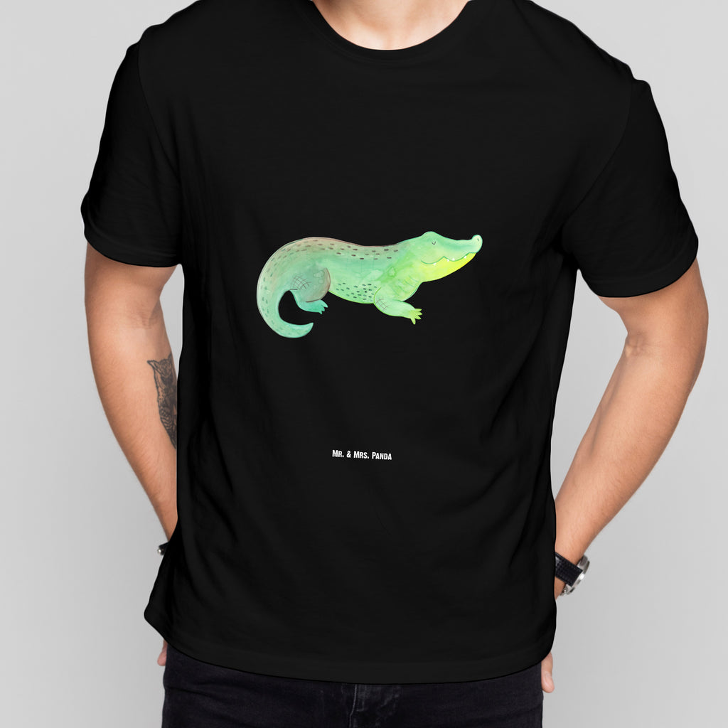 Größe M T-Shirt Krokodil T-Shirt, Shirt, Tshirt, Lustiges T-Shirt, T-Shirt mit Spruch, Party, Junggesellenabschied, Jubiläum, Geburstag, Herrn, Damen, Männer, Frauen, Schlafshirt, Nachthemd, Sprüche, Meerestiere, Meer, Urlaub, Krokodil, Krokodile, verrückt sein, spontan sein, Abenteuerlust, Reiselust, Freundin, beste Freundin, Lieblingsmensch