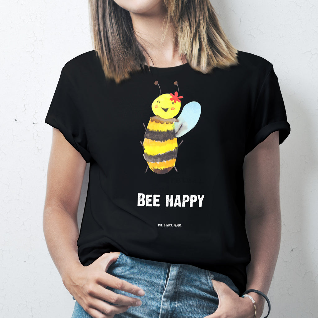 Größe XXL T-Shirt Biene Happy T-Shirt, Shirt, Tshirt, Lustiges T-Shirt, T-Shirt mit Spruch, Party, Junggesellenabschied, Jubiläum, Geburstag, Herrn, Damen, Männer, Frauen, Schlafshirt, Nachthemd, Sprüche, Biene, Wespe, Hummel