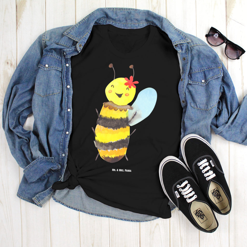 Größe XXL T-Shirt Biene Happy T-Shirt, Shirt, Tshirt, Lustiges T-Shirt, T-Shirt mit Spruch, Party, Junggesellenabschied, Jubiläum, Geburstag, Herrn, Damen, Männer, Frauen, Schlafshirt, Nachthemd, Sprüche, Biene, Wespe, Hummel