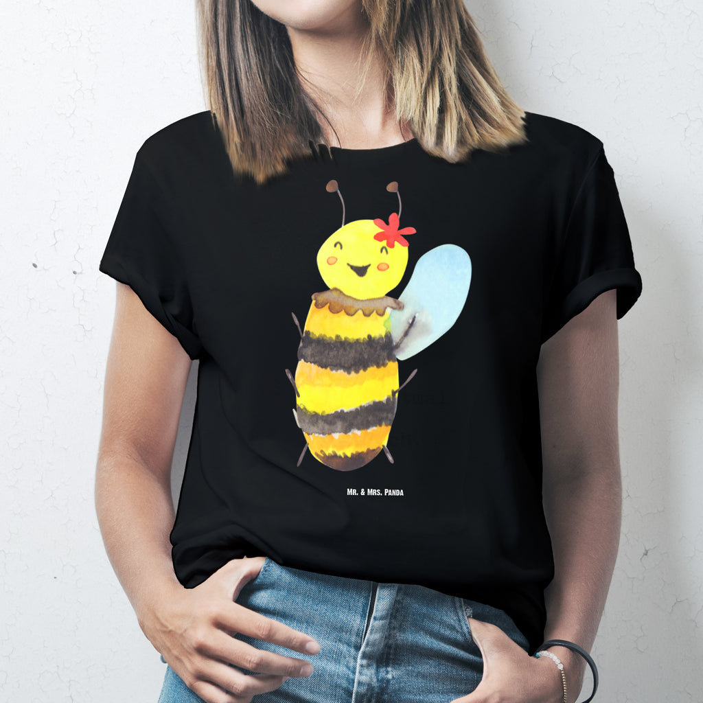 Größe XXL T-Shirt Biene Happy T-Shirt, Shirt, Tshirt, Lustiges T-Shirt, T-Shirt mit Spruch, Party, Junggesellenabschied, Jubiläum, Geburstag, Herrn, Damen, Männer, Frauen, Schlafshirt, Nachthemd, Sprüche, Biene, Wespe, Hummel