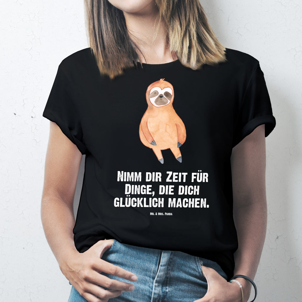 Größe M T-Shirt Faultier Zufrieden T-Shirt, Shirt, Tshirt, Lustiges T-Shirt, T-Shirt mit Spruch, Party, Junggesellenabschied, Jubiläum, Geburstag, Herrn, Damen, Männer, Frauen, Schlafshirt, Nachthemd, Sprüche, Faultier, Faultier Geschenk, Faultier Deko, Faultiere, faul, Lieblingstier, Pause, relaxen, Glück, glücklich, zufrieden, happy, Zufriedenheit, Gelassenheit, Ruhe, Frieden