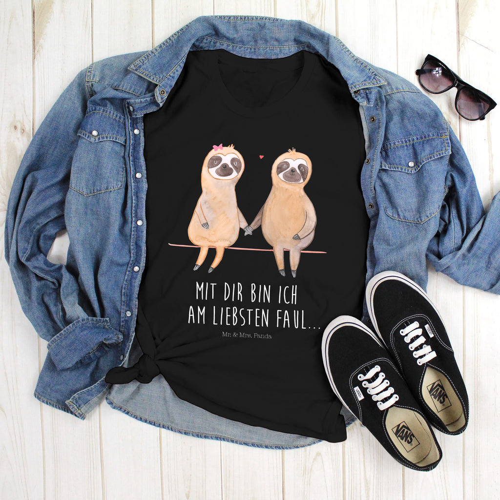 Größe M T-Shirt Faultier Pärchen T-Shirt, Shirt, Tshirt, Lustiges T-Shirt, T-Shirt mit Spruch, Party, Junggesellenabschied, Jubiläum, Geburstag, Herrn, Damen, Männer, Frauen, Schlafshirt, Nachthemd, Sprüche, Faultier, Faultier Geschenk, Faultier Deko, Faultiere, faul, Lieblingstier, Liebe, Liebespaar, Faultierliebe, Faultierpärchen, verliebt, verlobt, gemeinsam, relaxen, Pärchen, Beziehung, Langsamkeit