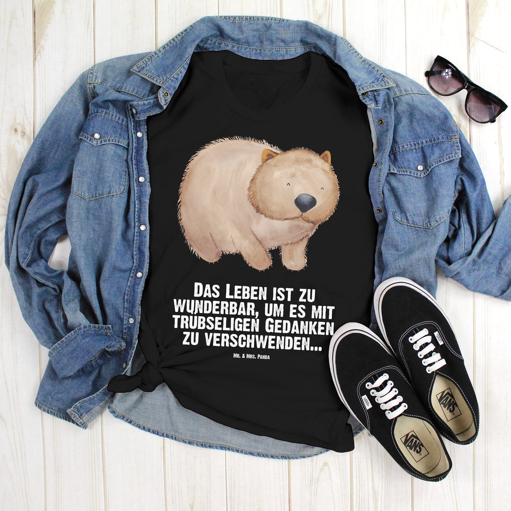 Größe XL T-Shirt Wombat T-Shirt, Shirt, Tshirt, Lustiges T-Shirt, T-Shirt mit Spruch, Party, Junggesellenabschied, Jubiläum, Geburstag, Herrn, Damen, Männer, Frauen, Schlafshirt, Nachthemd, Sprüche, Tiermotive, Gute Laune, lustige Sprüche, Tiere, Wombat, Das Leben ist schön, Motivation, Spruch, Australien