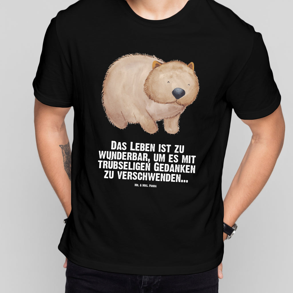 Größe XL T-Shirt Wombat T-Shirt, Shirt, Tshirt, Lustiges T-Shirt, T-Shirt mit Spruch, Party, Junggesellenabschied, Jubiläum, Geburstag, Herrn, Damen, Männer, Frauen, Schlafshirt, Nachthemd, Sprüche, Tiermotive, Gute Laune, lustige Sprüche, Tiere, Wombat, Das Leben ist schön, Motivation, Spruch, Australien