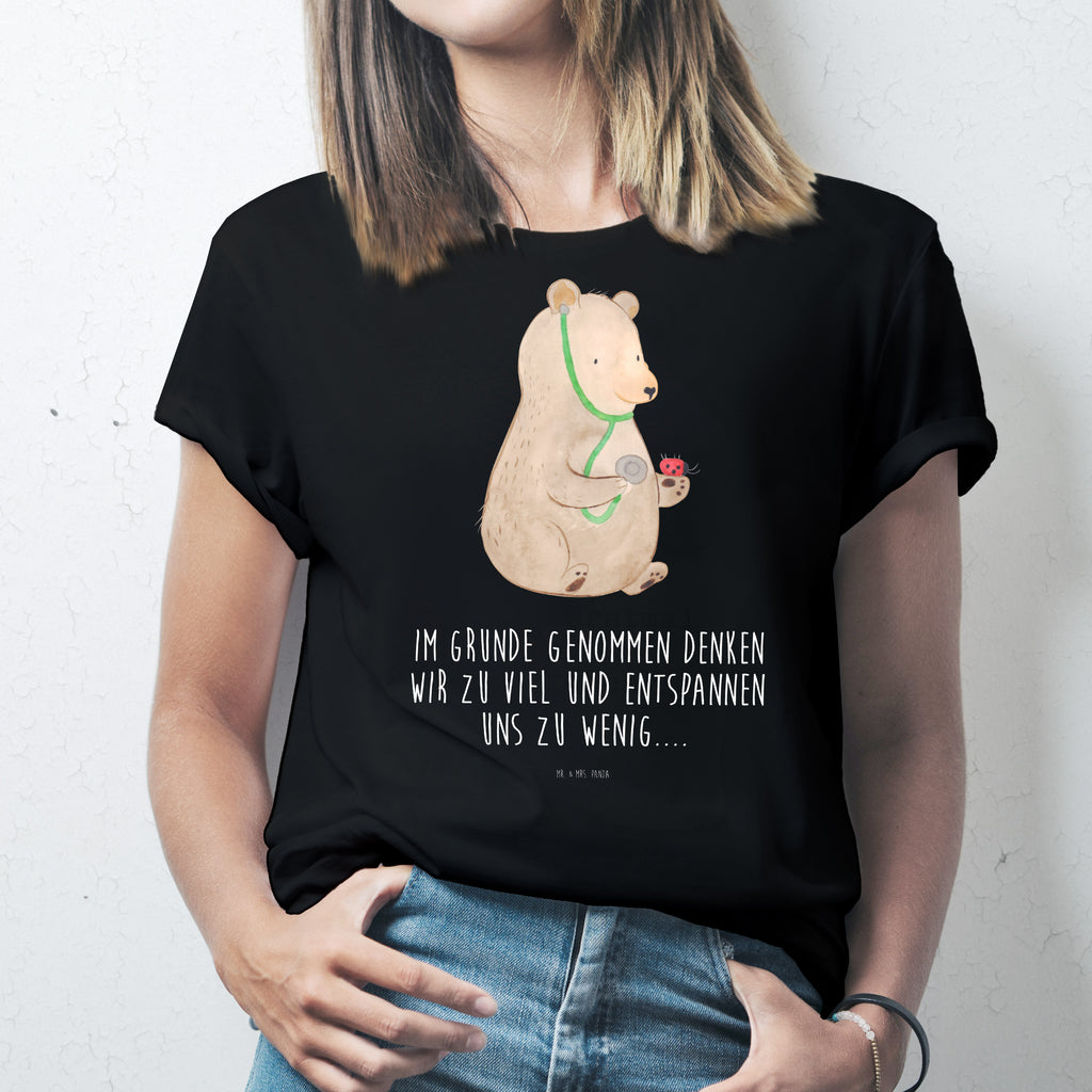Größe S T-Shirt Bär Arzt T-Shirt, Shirt, Tshirt, Lustiges T-Shirt, T-Shirt mit Spruch, Party, Junggesellenabschied, Jubiläum, Geburstag, Herrn, Damen, Männer, Frauen, Schlafshirt, Nachthemd, Sprüche, Bär, Teddy, Teddybär, Arzt, Ärztin, Doktor, Professor, Doktorin, Professorin