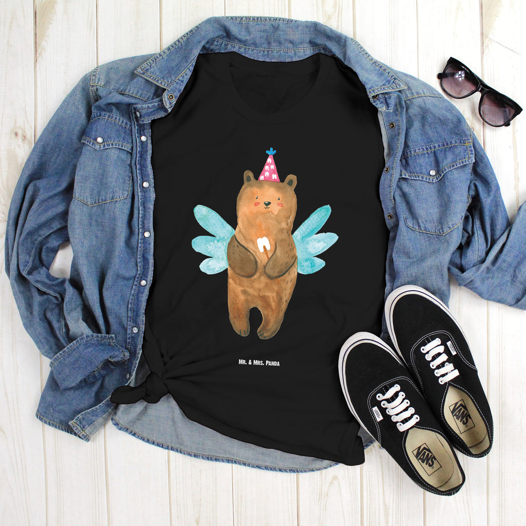 Größe L T-Shirt Zahnfee Bär T-Shirt, Shirt, Tshirt, Lustiges T-Shirt, T-Shirt mit Spruch, Party, Junggesellenabschied, Jubiläum, Geburstag, Herrn, Damen, Männer, Frauen, Schlafshirt, Nachthemd, Sprüche, Bär, Teddy, Teddybär, Zahnfee, Fee, Milchzahn, Erster Zahn