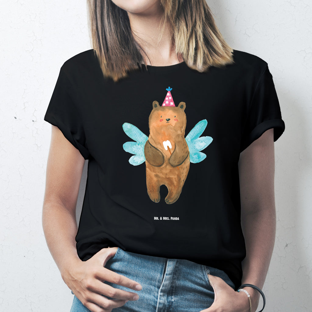 Größe L T-Shirt Zahnfee Bär T-Shirt, Shirt, Tshirt, Lustiges T-Shirt, T-Shirt mit Spruch, Party, Junggesellenabschied, Jubiläum, Geburstag, Herrn, Damen, Männer, Frauen, Schlafshirt, Nachthemd, Sprüche, Bär, Teddy, Teddybär, Zahnfee, Fee, Milchzahn, Erster Zahn