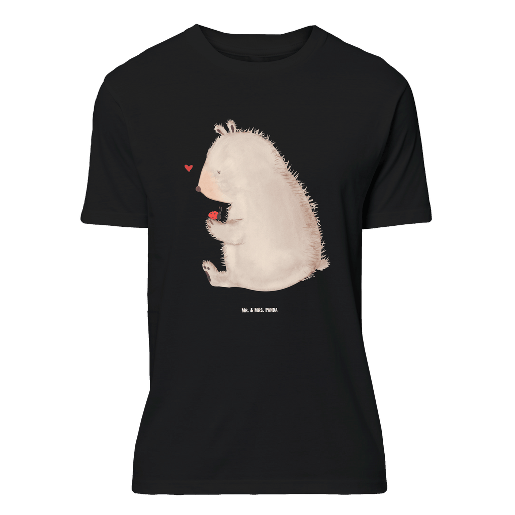Größe L T-Shirt Bär mit Marienkäfer T-Shirt, Shirt, Tshirt, Lustiges T-Shirt, T-Shirt mit Spruch, Party, Junggesellenabschied, Jubiläum, Geburstag, Herrn, Damen, Männer, Frauen, Schlafshirt, Nachthemd, Sprüche, Bär, Teddy, Teddybär, Marienkäfer, Liebe, Freiheit, Motivation, Das Leben ist schön
