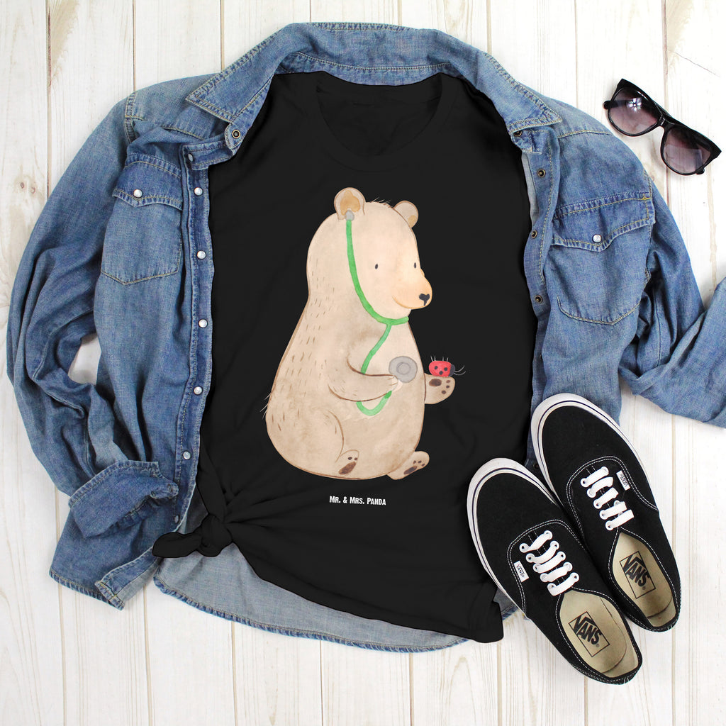 Größe M T-Shirt Bär Arzt T-Shirt, Shirt, Tshirt, Lustiges T-Shirt, T-Shirt mit Spruch, Party, Junggesellenabschied, Jubiläum, Geburstag, Herrn, Damen, Männer, Frauen, Schlafshirt, Nachthemd, Sprüche, Bär, Teddy, Teddybär, Arzt, Ärztin, Doktor, Professor, Doktorin, Professorin