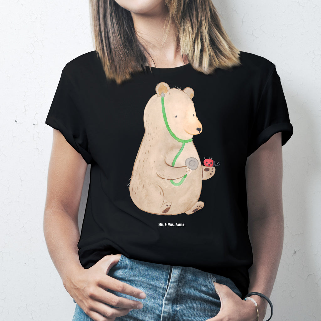 Größe M T-Shirt Bär Arzt T-Shirt, Shirt, Tshirt, Lustiges T-Shirt, T-Shirt mit Spruch, Party, Junggesellenabschied, Jubiläum, Geburstag, Herrn, Damen, Männer, Frauen, Schlafshirt, Nachthemd, Sprüche, Bär, Teddy, Teddybär, Arzt, Ärztin, Doktor, Professor, Doktorin, Professorin