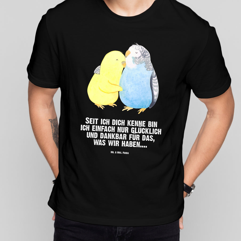 Größe XXL T-Shirt Wellensittich Liebe T-Shirt, Shirt, Tshirt, Lustiges T-Shirt, T-Shirt mit Spruch, Party, Junggesellenabschied, Jubiläum, Geburstag, Herrn, Damen, Männer, Frauen, Schlafshirt, Nachthemd, Sprüche, Liebe, Partner, Freund, Freundin, Ehemann, Ehefrau, Heiraten, Verlobung, Heiratsantrag, Liebesgeschenk, Jahrestag, Hocheitstag, Vögel, Wellensittich, Nähe, Kuscheln, Vertrauen