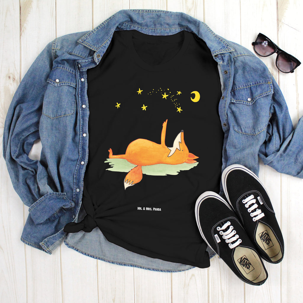 Größe XXL T-Shirt Fuchs Sterne T-Shirt, Shirt, Tshirt, Lustiges T-Shirt, T-Shirt mit Spruch, Party, Junggesellenabschied, Jubiläum, Geburstag, Herrn, Damen, Männer, Frauen, Schlafshirt, Nachthemd, Sprüche, Fuchs, Füchse, tröstende Worte, Spruch positiv, Spruch schön, Romantik, Always Look on the Bright Side of Life