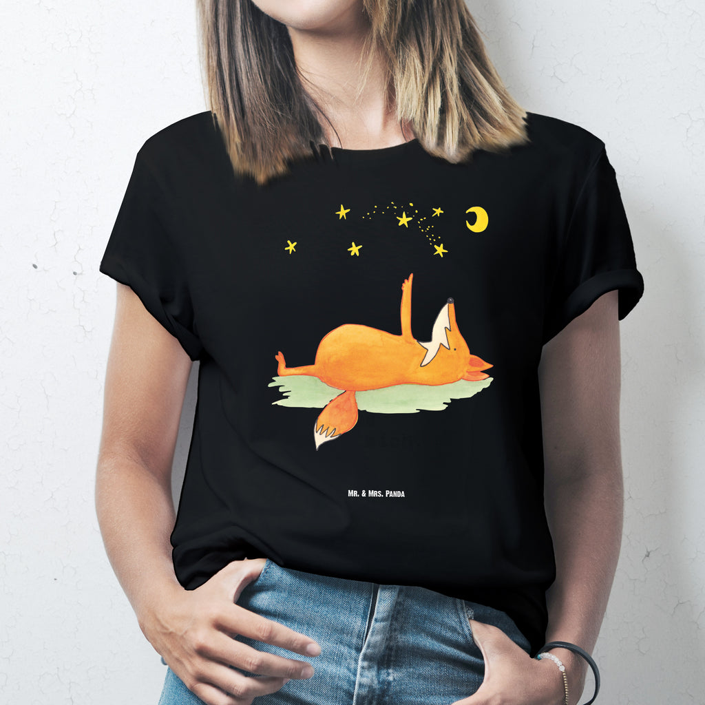 Größe XXL T-Shirt Fuchs Sterne T-Shirt, Shirt, Tshirt, Lustiges T-Shirt, T-Shirt mit Spruch, Party, Junggesellenabschied, Jubiläum, Geburstag, Herrn, Damen, Männer, Frauen, Schlafshirt, Nachthemd, Sprüche, Fuchs, Füchse, tröstende Worte, Spruch positiv, Spruch schön, Romantik, Always Look on the Bright Side of Life