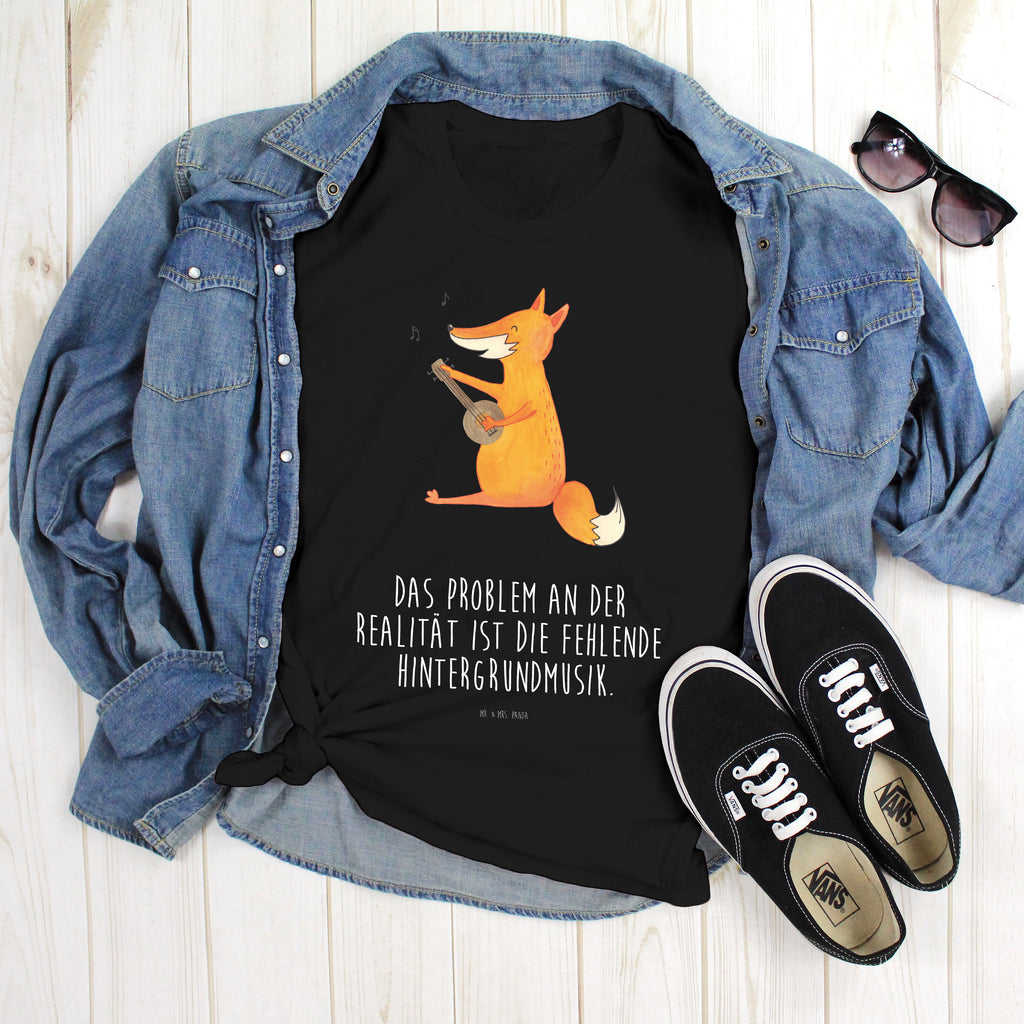 Größe S T-Shirt Fuchs Gitarre T-Shirt, Shirt, Tshirt, Lustiges T-Shirt, T-Shirt mit Spruch, Party, Junggesellenabschied, Jubiläum, Geburstag, Herrn, Damen, Männer, Frauen, Schlafshirt, Nachthemd, Sprüche, Fuchs, Füchse, Geschenk Musiker, Musik Spruch, Musikerin, Sänger, Sängerin, Gitarre