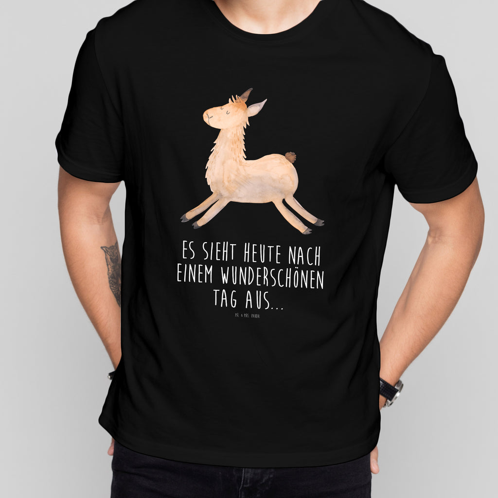 Größe S T-Shirt Lama springend T-Shirt, Shirt, Tshirt, Lustiges T-Shirt, T-Shirt mit Spruch, Party, Junggesellenabschied, Jubiläum, Geburstag, Herrn, Damen, Männer, Frauen, Schlafshirt, Nachthemd, Sprüche, Lama, Alpaka, Lamas, Lieblingstag, Happy day, fröhlich, Glück, Freundin, Liebeskummer, Neustart, guten Morgen, Start, Prüfung, Abitur