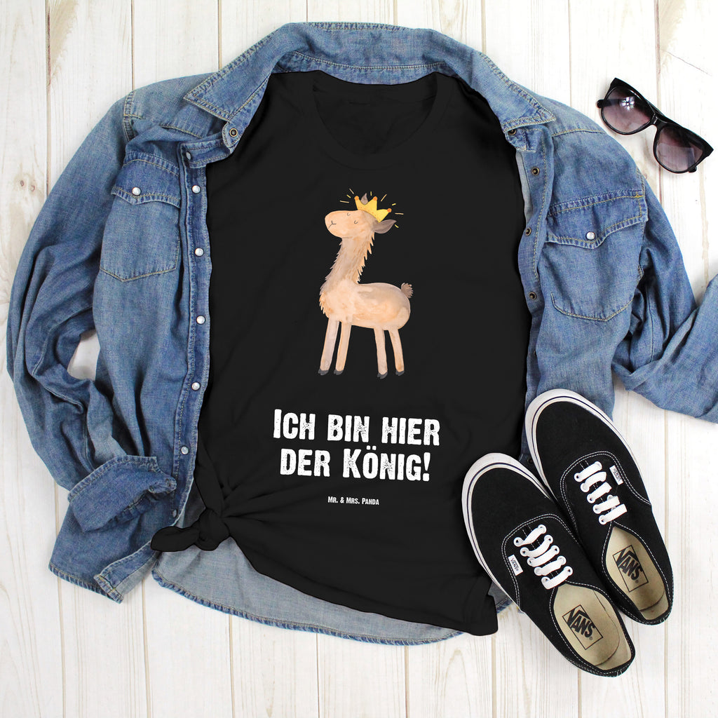 Größe M T-Shirt Lama König T-Shirt, Shirt, Tshirt, Lustiges T-Shirt, T-Shirt mit Spruch, Party, Junggesellenabschied, Jubiläum, Geburstag, Herrn, Damen, Männer, Frauen, Schlafshirt, Nachthemd, Sprüche, Lama, Alpaka, Lamas, König, Königin, Freundin, Mama, Papa, Büro Kollege, Kollegin, Chef, Vorgesetzter, Abi, Abitur