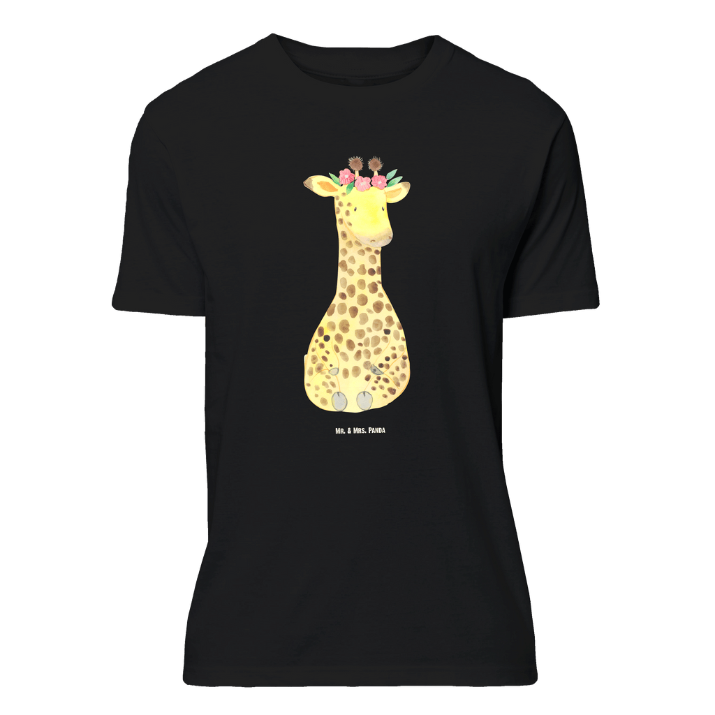 Größe XXL T-Shirt Giraffe Blumenkranz T-Shirt, Shirt, Tshirt, Lustiges T-Shirt, T-Shirt mit Spruch, Party, Junggesellenabschied, Jubiläum, Geburstag, Herrn, Damen, Männer, Frauen, Schlafshirt, Nachthemd, Sprüche, Afrika, Wildtiere, Giraffe, Blumenkranz, Abenteurer, Selbstliebe, Freundin