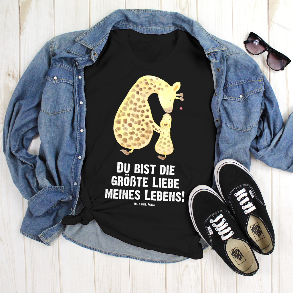 Größe M T-Shirt Giraffe mit Kind T-Shirt, Shirt, Tshirt, Lustiges T-Shirt, T-Shirt mit Spruch, Party, Junggesellenabschied, Jubiläum, Geburstag, Herrn, Damen, Männer, Frauen, Schlafshirt, Nachthemd, Sprüche, Afrika, Wildtiere, Giraffe, Kind, Mutter, Mama, Tochter, Sohn, Lieblingsmensch