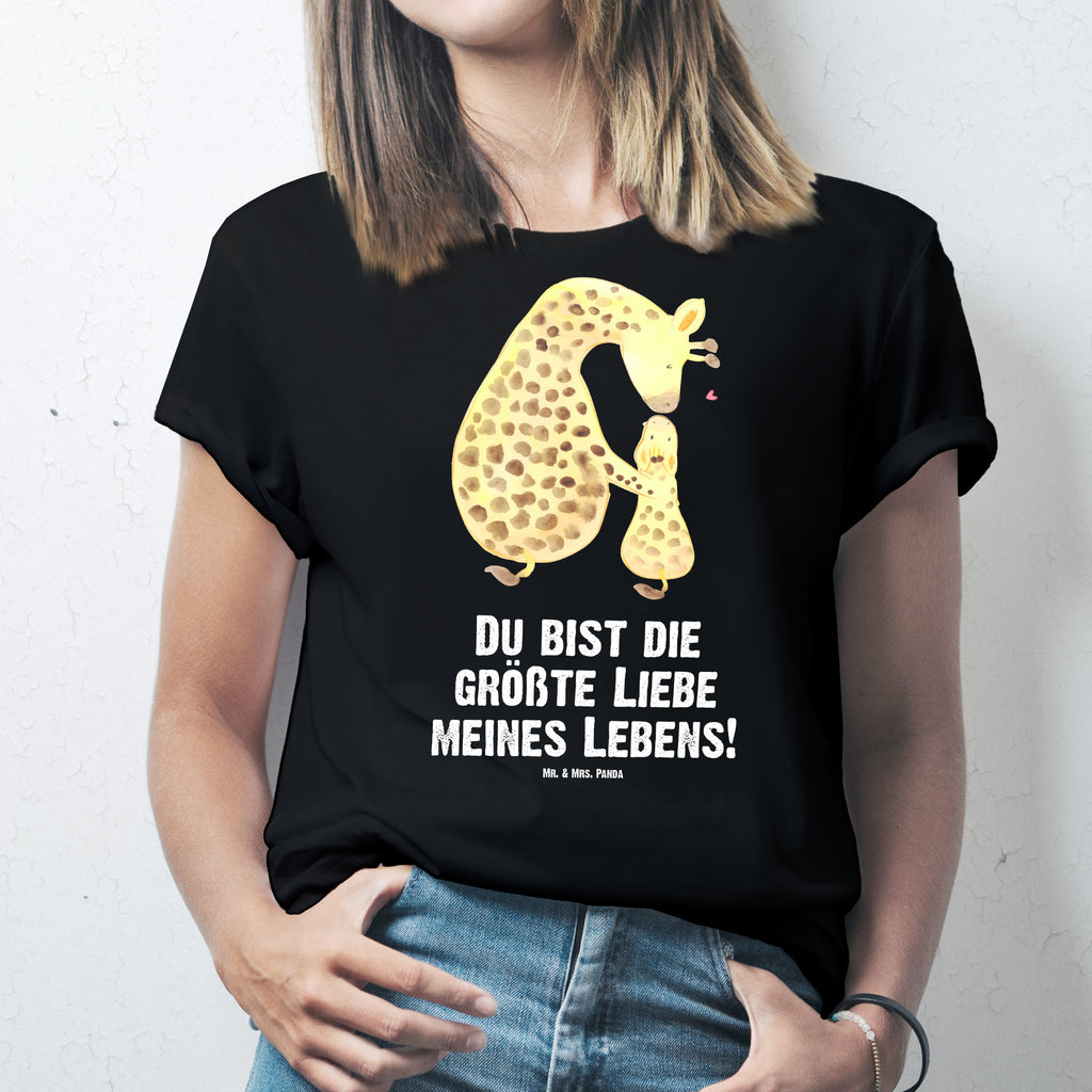 Größe M T-Shirt Giraffe mit Kind T-Shirt, Shirt, Tshirt, Lustiges T-Shirt, T-Shirt mit Spruch, Party, Junggesellenabschied, Jubiläum, Geburstag, Herrn, Damen, Männer, Frauen, Schlafshirt, Nachthemd, Sprüche, Afrika, Wildtiere, Giraffe, Kind, Mutter, Mama, Tochter, Sohn, Lieblingsmensch