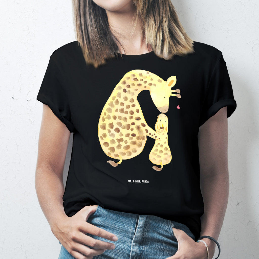 Größe M T-Shirt Giraffe mit Kind T-Shirt, Shirt, Tshirt, Lustiges T-Shirt, T-Shirt mit Spruch, Party, Junggesellenabschied, Jubiläum, Geburstag, Herrn, Damen, Männer, Frauen, Schlafshirt, Nachthemd, Sprüche, Afrika, Wildtiere, Giraffe, Kind, Mutter, Mama, Tochter, Sohn, Lieblingsmensch