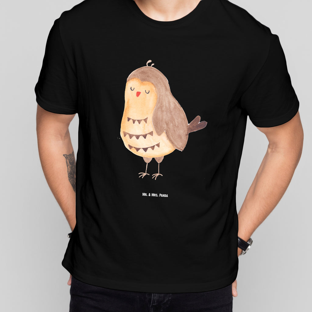 Größe XXL T-Shirt Eule Zufrieden T-Shirt, Shirt, Tshirt, Lustiges T-Shirt, T-Shirt mit Spruch, Party, Junggesellenabschied, Jubiläum, Geburstag, Herrn, Damen, Männer, Frauen, Schlafshirt, Nachthemd, Sprüche, Eule, Eule Spruch, Eule deko, Owl, Liebe Spruch, Romantisch, Wortspiel lustig, Spruch schön, Geschenk Hochzeitstag