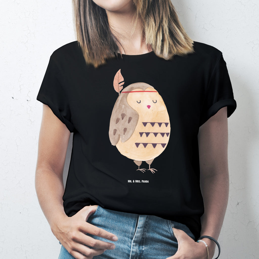 Größe M T-Shirt Eule Federschmuck T-Shirt, Shirt, Tshirt, Lustiges T-Shirt, T-Shirt mit Spruch, Party, Junggesellenabschied, Jubiläum, Geburstag, Herrn, Damen, Männer, Frauen, Schlafshirt, Nachthemd, Sprüche, Eule, Eule Deko, Owl, Das Leben ist ein Abenteuer, Reisespruch, Federschmuck, Dekoration