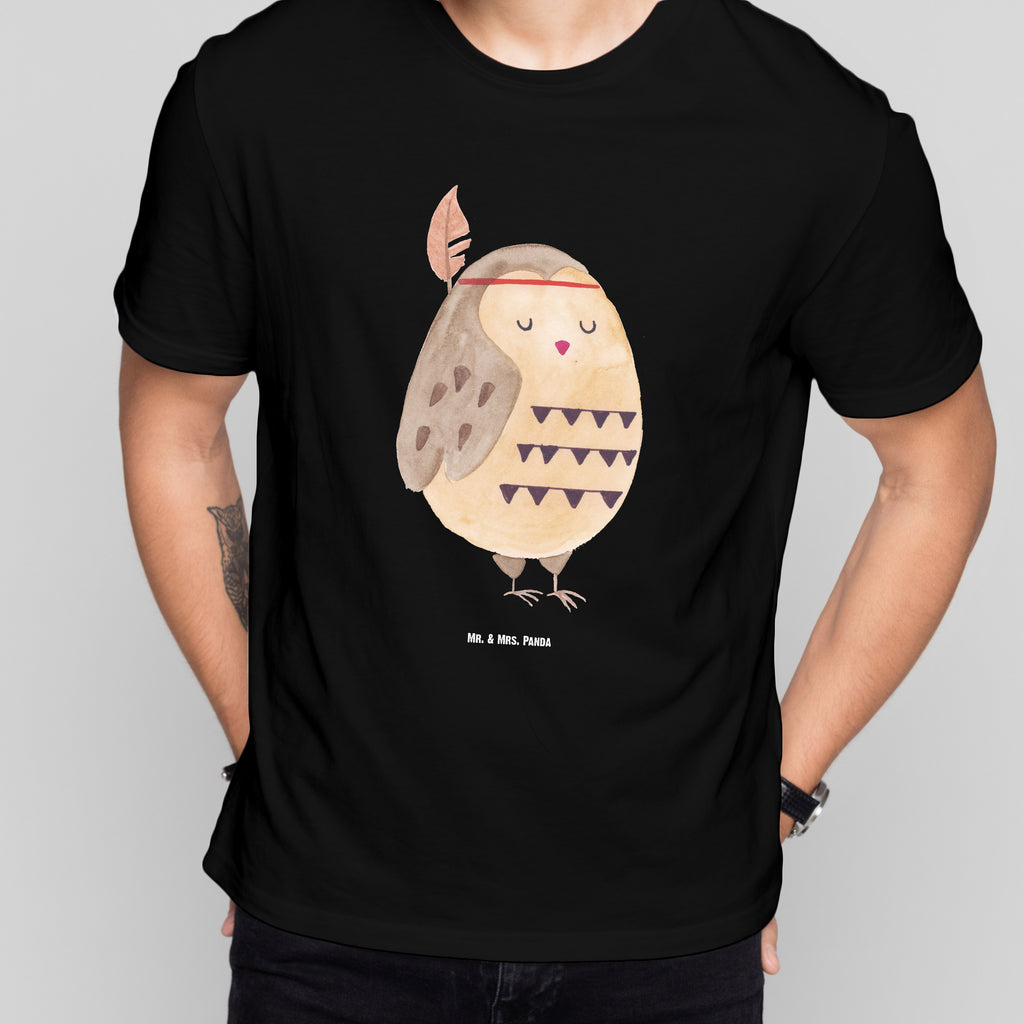 Größe M T-Shirt Eule Federschmuck T-Shirt, Shirt, Tshirt, Lustiges T-Shirt, T-Shirt mit Spruch, Party, Junggesellenabschied, Jubiläum, Geburstag, Herrn, Damen, Männer, Frauen, Schlafshirt, Nachthemd, Sprüche, Eule, Eule Deko, Owl, Das Leben ist ein Abenteuer, Reisespruch, Federschmuck, Dekoration