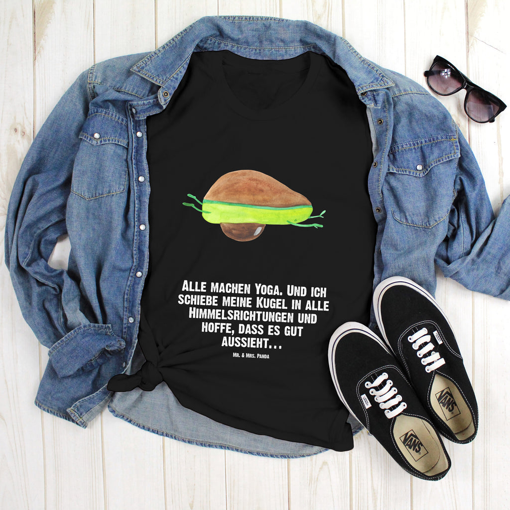Größe XXL T-Shirt Avocado Yoga T-Shirt, Shirt, Tshirt, Lustiges T-Shirt, T-Shirt mit Spruch, Party, Junggesellenabschied, Jubiläum, Geburstag, Herrn, Damen, Männer, Frauen, Schlafshirt, Nachthemd, Sprüche, Avocado, Veggie, Vegan, Gesund, Avocado Yoga Vegan