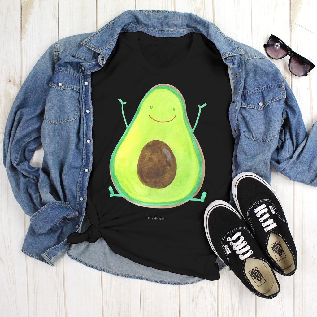 Größe S T-Shirt Avocado Happy T-Shirt, Shirt, Tshirt, Lustiges T-Shirt, T-Shirt mit Spruch, Party, Junggesellenabschied, Jubiläum, Geburstag, Herrn, Damen, Männer, Frauen, Schlafshirt, Nachthemd, Sprüche, Avocado, Veggie, Vegan, Gesund, Chaos