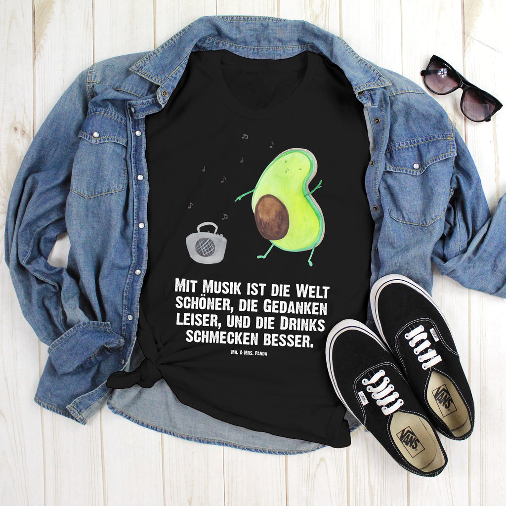 Größe L T-Shirt Avocado tanzt T-Shirt, Shirt, Tshirt, Lustiges T-Shirt, T-Shirt mit Spruch, Party, Junggesellenabschied, Jubiläum, Geburstag, Herrn, Damen, Männer, Frauen, Schlafshirt, Nachthemd, Sprüche, Avocado, Veggie, Vegan, Gesund
