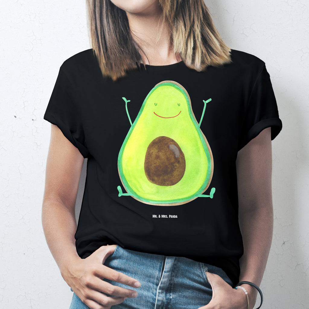 Größe M T-Shirt Avocado Happy T-Shirt, Shirt, Tshirt, Lustiges T-Shirt, T-Shirt mit Spruch, Party, Junggesellenabschied, Jubiläum, Geburstag, Herrn, Damen, Männer, Frauen, Schlafshirt, Nachthemd, Sprüche, Avocado, Veggie, Vegan, Gesund, Chaos