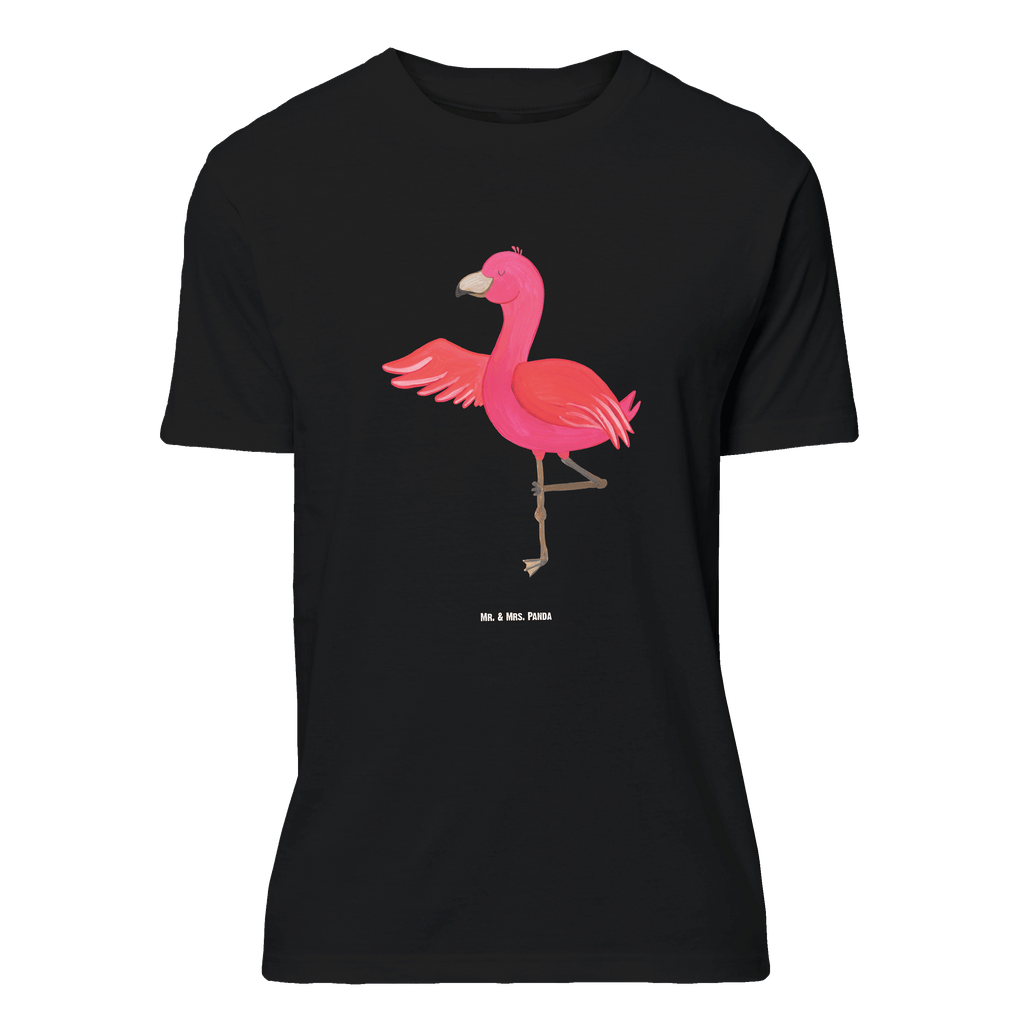 Größe L T-Shirt Flamingo Yoga T-Shirt, Shirt, Tshirt, Lustiges T-Shirt, T-Shirt mit Spruch, Party, Junggesellenabschied, Jubiläum, Geburstag, Herrn, Damen, Männer, Frauen, Schlafshirt, Nachthemd, Sprüche, Flamingo, Vogel, Yoga, Namaste, Achtsamkeit, Yoga-Übung, Entspannung, Ärger, Aufregen, Tiefenentspannung