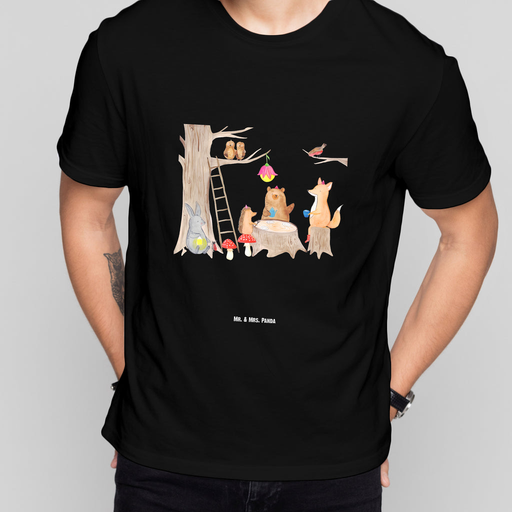 Größe XXL T-Shirt Waldtiere Picknick T-Shirt, Shirt, Tshirt, Lustiges T-Shirt, T-Shirt mit Spruch, Party, Junggesellenabschied, Jubiläum, Geburstag, Herrn, Damen, Männer, Frauen, Schlafshirt, Nachthemd, Sprüche, Tiermotive, Gute Laune, lustige Sprüche, Tiere, Waldtiere, Picknick, Wald, Fuchs, Hase, Igel, Maus, Eichhörnchen