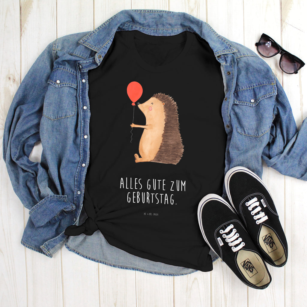 Größe S T-Shirt Igel mit Luftballon T-Shirt, Shirt, Tshirt, Lustiges T-Shirt, T-Shirt mit Spruch, Party, Junggesellenabschied, Jubiläum, Geburstag, Herrn, Damen, Männer, Frauen, Schlafshirt, Nachthemd, Sprüche, Tiermotive, Gute Laune, lustige Sprüche, Tiere, Igel, Geburtstag, Herzlichen Glückwunsch, Glückwunsch, Geburtstagskind, Ballon, Happy Birthday