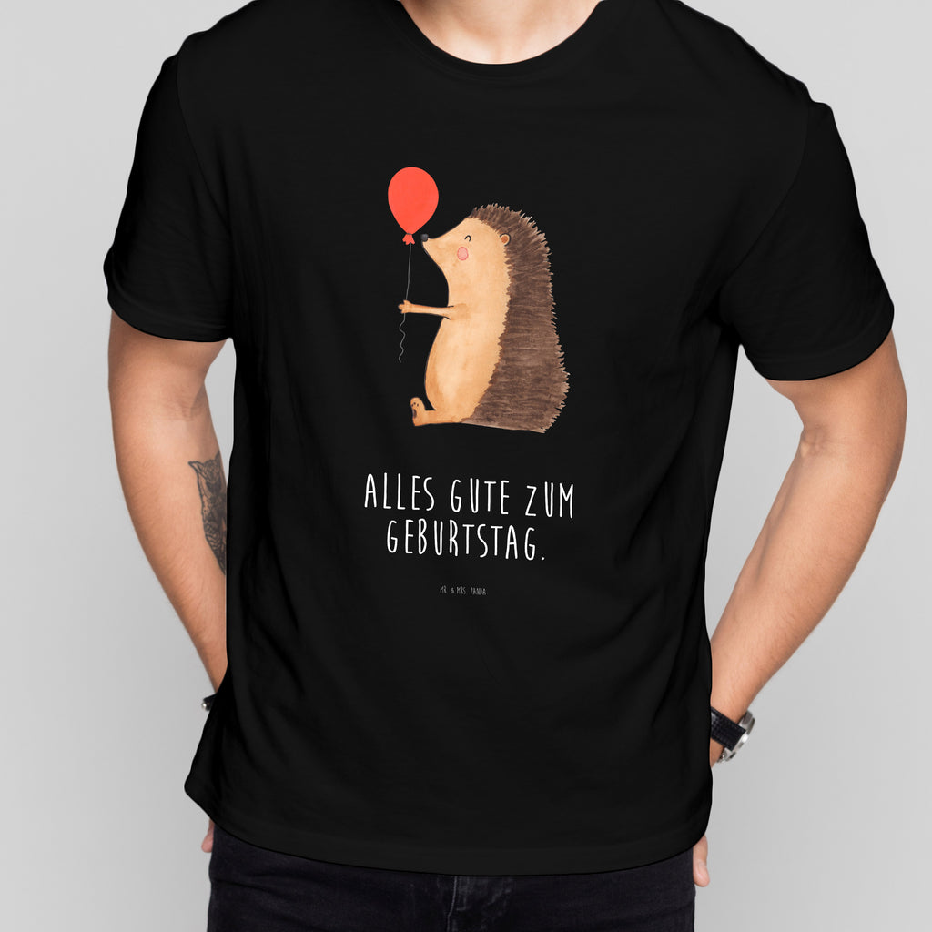 Größe S T-Shirt Igel mit Luftballon T-Shirt, Shirt, Tshirt, Lustiges T-Shirt, T-Shirt mit Spruch, Party, Junggesellenabschied, Jubiläum, Geburstag, Herrn, Damen, Männer, Frauen, Schlafshirt, Nachthemd, Sprüche, Tiermotive, Gute Laune, lustige Sprüche, Tiere, Igel, Geburtstag, Herzlichen Glückwunsch, Glückwunsch, Geburtstagskind, Ballon, Happy Birthday