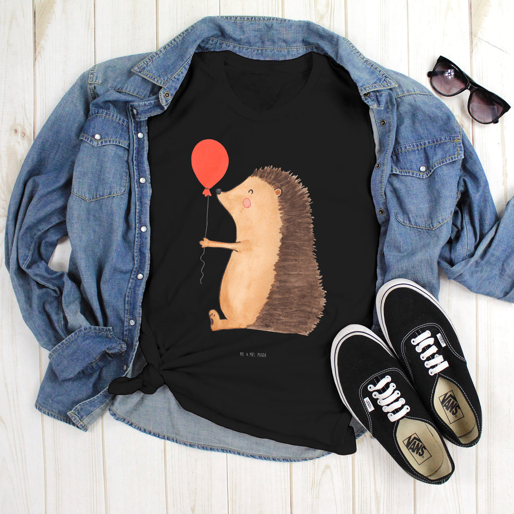 Größe S T-Shirt Igel mit Luftballon T-Shirt, Shirt, Tshirt, Lustiges T-Shirt, T-Shirt mit Spruch, Party, Junggesellenabschied, Jubiläum, Geburstag, Herrn, Damen, Männer, Frauen, Schlafshirt, Nachthemd, Sprüche, Tiermotive, Gute Laune, lustige Sprüche, Tiere, Igel, Geburtstag, Herzlichen Glückwunsch, Glückwunsch, Geburtstagskind, Ballon, Happy Birthday