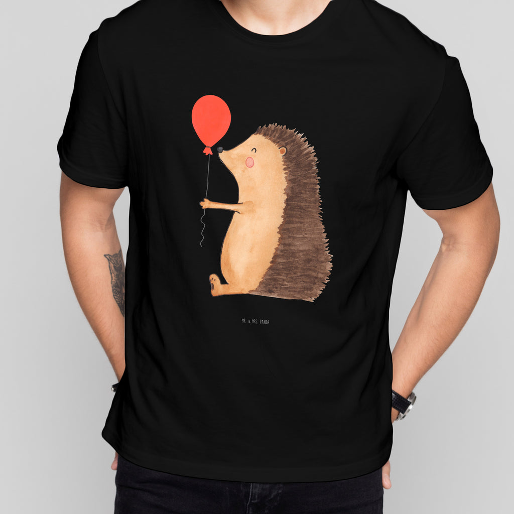Größe S T-Shirt Igel mit Luftballon T-Shirt, Shirt, Tshirt, Lustiges T-Shirt, T-Shirt mit Spruch, Party, Junggesellenabschied, Jubiläum, Geburstag, Herrn, Damen, Männer, Frauen, Schlafshirt, Nachthemd, Sprüche, Tiermotive, Gute Laune, lustige Sprüche, Tiere, Igel, Geburtstag, Herzlichen Glückwunsch, Glückwunsch, Geburtstagskind, Ballon, Happy Birthday