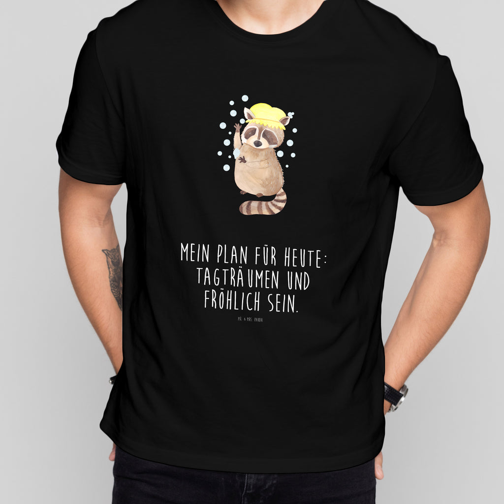 Größe S T-Shirt Waschbär T-Shirt, Shirt, Tshirt, Lustiges T-Shirt, T-Shirt mit Spruch, Party, Junggesellenabschied, Jubiläum, Geburstag, Herrn, Damen, Männer, Frauen, Schlafshirt, Nachthemd, Sprüche, Tiermotive, Gute Laune, lustige Sprüche, Tiere, Waschbär, Tagträumen, Plan, Fröhlich, waschen, Seifenblasen