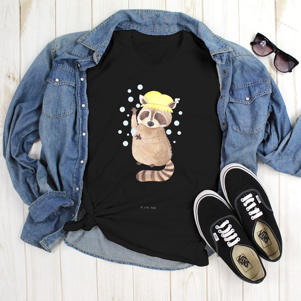 Größe S T-Shirt Waschbär T-Shirt, Shirt, Tshirt, Lustiges T-Shirt, T-Shirt mit Spruch, Party, Junggesellenabschied, Jubiläum, Geburstag, Herrn, Damen, Männer, Frauen, Schlafshirt, Nachthemd, Sprüche, Tiermotive, Gute Laune, lustige Sprüche, Tiere, Waschbär, Tagträumen, Plan, Fröhlich, waschen, Seifenblasen