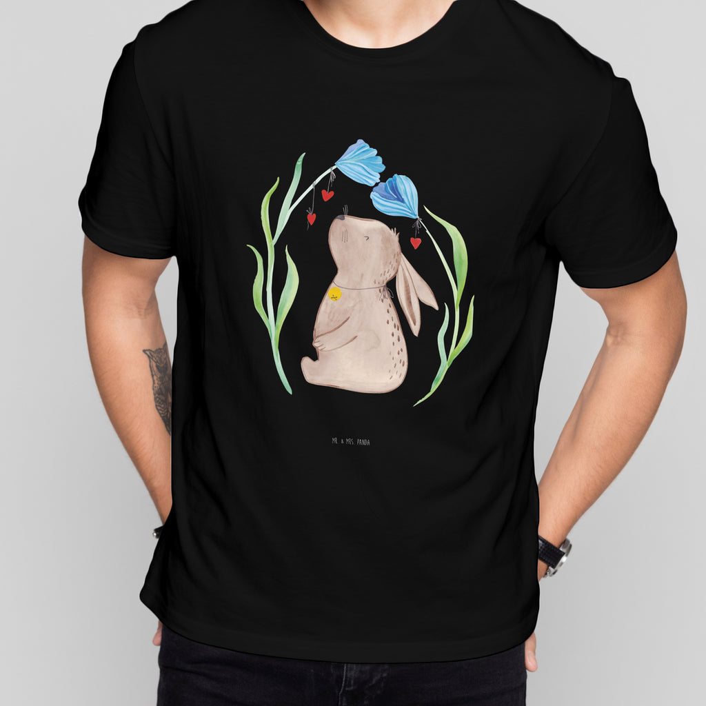 Größe S T-Shirt Hase Blume T-Shirt, Shirt, Tshirt, Lustiges T-Shirt, T-Shirt mit Spruch, Party, Junggesellenabschied, Jubiläum, Geburstag, Herrn, Damen, Männer, Frauen, Schlafshirt, Nachthemd, Sprüche, Ostern, Osterhase, Ostergeschenke, Osternest, Osterdeko, Geschenk zu Ostern, Hase, Kaninchen, Kind, Taufe, Taufgeschenk, Geburt, Schwangerschaft, erstes Kind, Kindergeburtstag, Geburtstag, Hoffnung, Träume