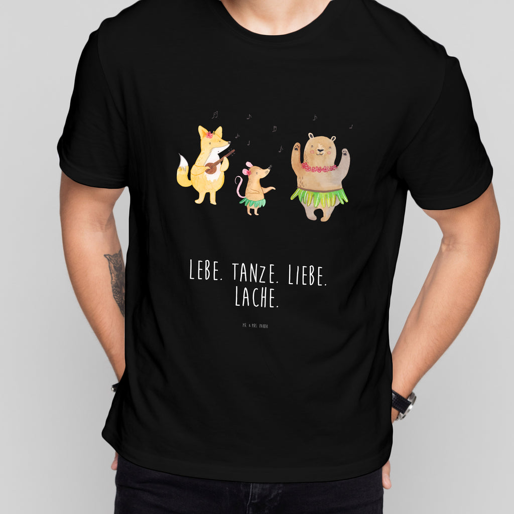 Größe S T-Shirt Waldtiere Aloha T-Shirt, Shirt, Tshirt, Lustiges T-Shirt, T-Shirt mit Spruch, Party, Junggesellenabschied, Jubiläum, Geburstag, Herrn, Damen, Männer, Frauen, Schlafshirt, Nachthemd, Sprüche, Tiermotive, Gute Laune, lustige Sprüche, Tiere, Wald, Waldtiere, Musik, Aloha, Bär, Hase, Igel, Tanzen, Leben, Lachen