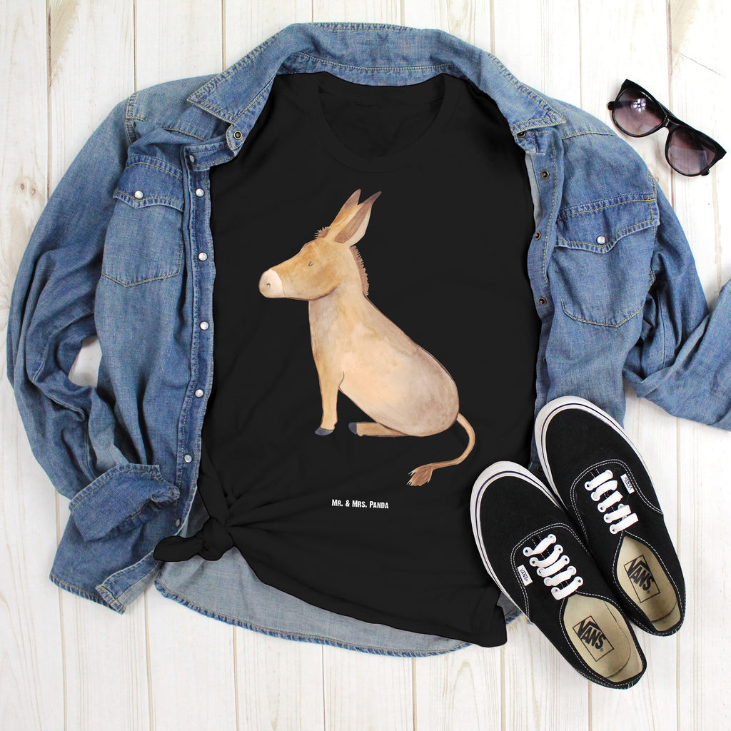 Größe L T-Shirt Esel T-Shirt, Shirt, Tshirt, Lustiges T-Shirt, T-Shirt mit Spruch, Party, Junggesellenabschied, Jubiläum, Geburstag, Herrn, Damen, Männer, Frauen, Schlafshirt, Nachthemd, Sprüche, Tiermotive, Gute Laune, lustige Sprüche, Tiere, Esel, Weisheit, Lebensmut, Lebensglück, Ziel, Lebensziel, Mut, erfolg, tapferkeit, positive gedanken, zuversicht