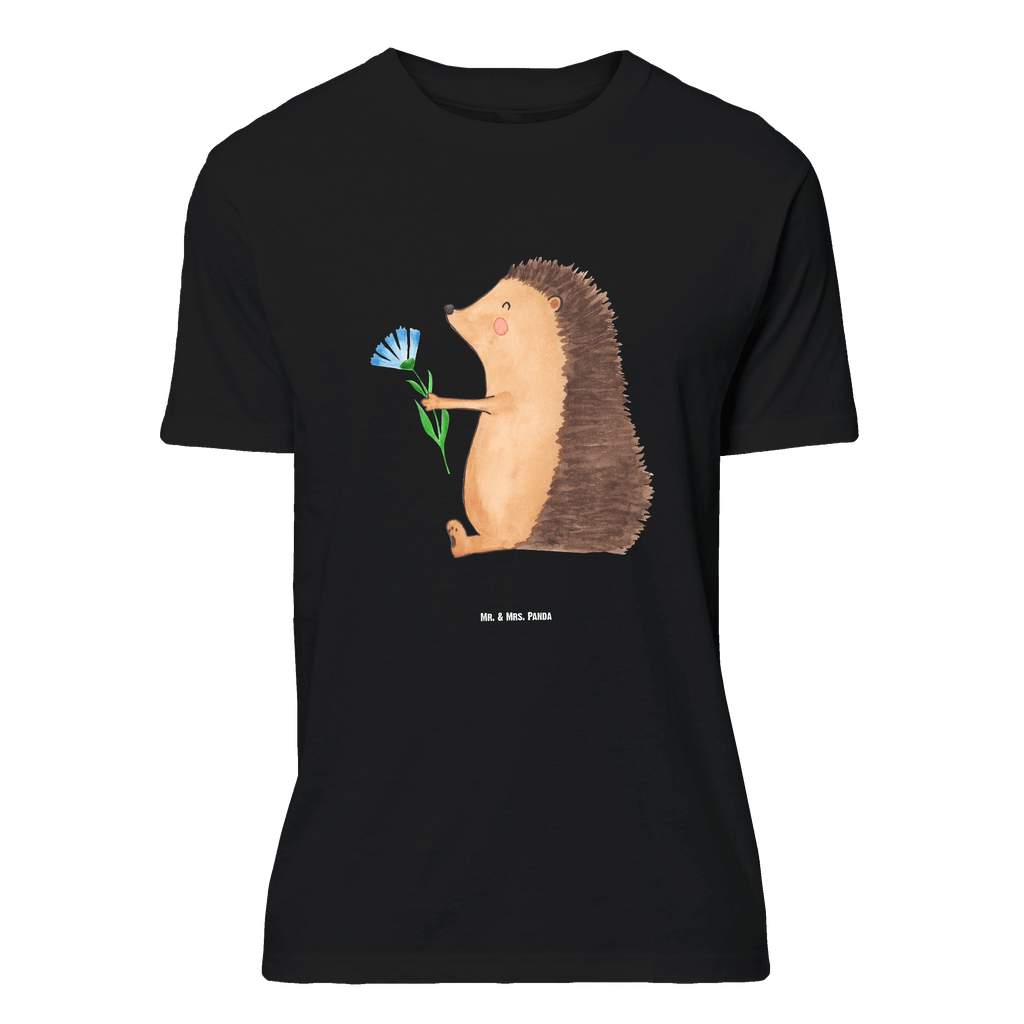 Größe L T-Shirt Igel mit Blume T-Shirt, Shirt, Tshirt, Lustiges T-Shirt, T-Shirt mit Spruch, Party, Junggesellenabschied, Jubiläum, Geburstag, Herrn, Damen, Männer, Frauen, Schlafshirt, Nachthemd, Sprüche, Tiermotive, Gute Laune, lustige Sprüche, Tiere, Igel, Gute Besserung, Genesungswünsche, Krankheit, Krankenhaus, krank, Besuch